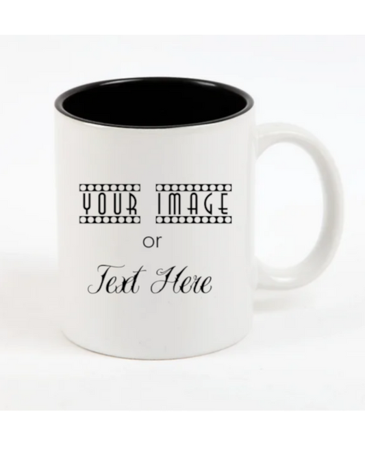 Coffee Mug, Black Inside - Made-to-Order