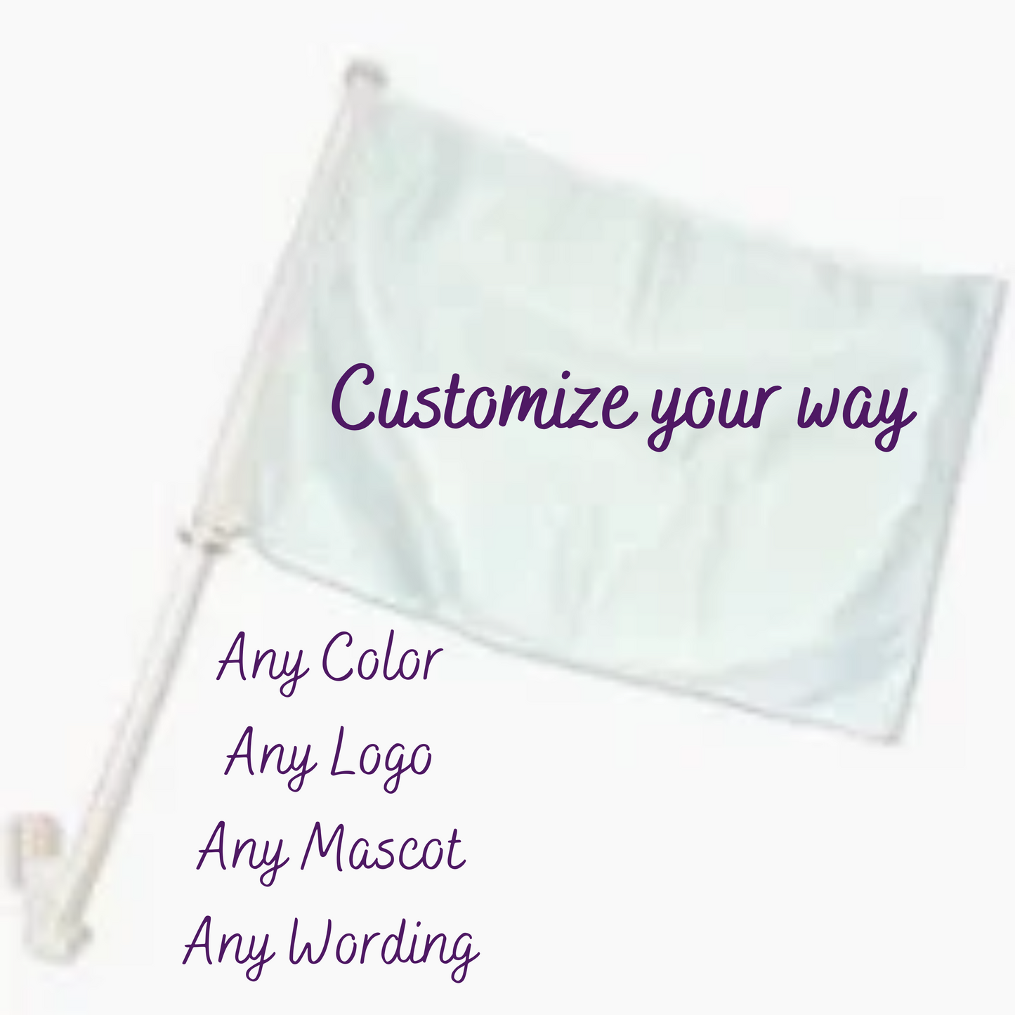 Car Flag, Made-to-Order Only