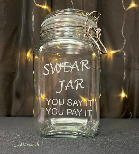 Swear Jar, You Say It You Pay It